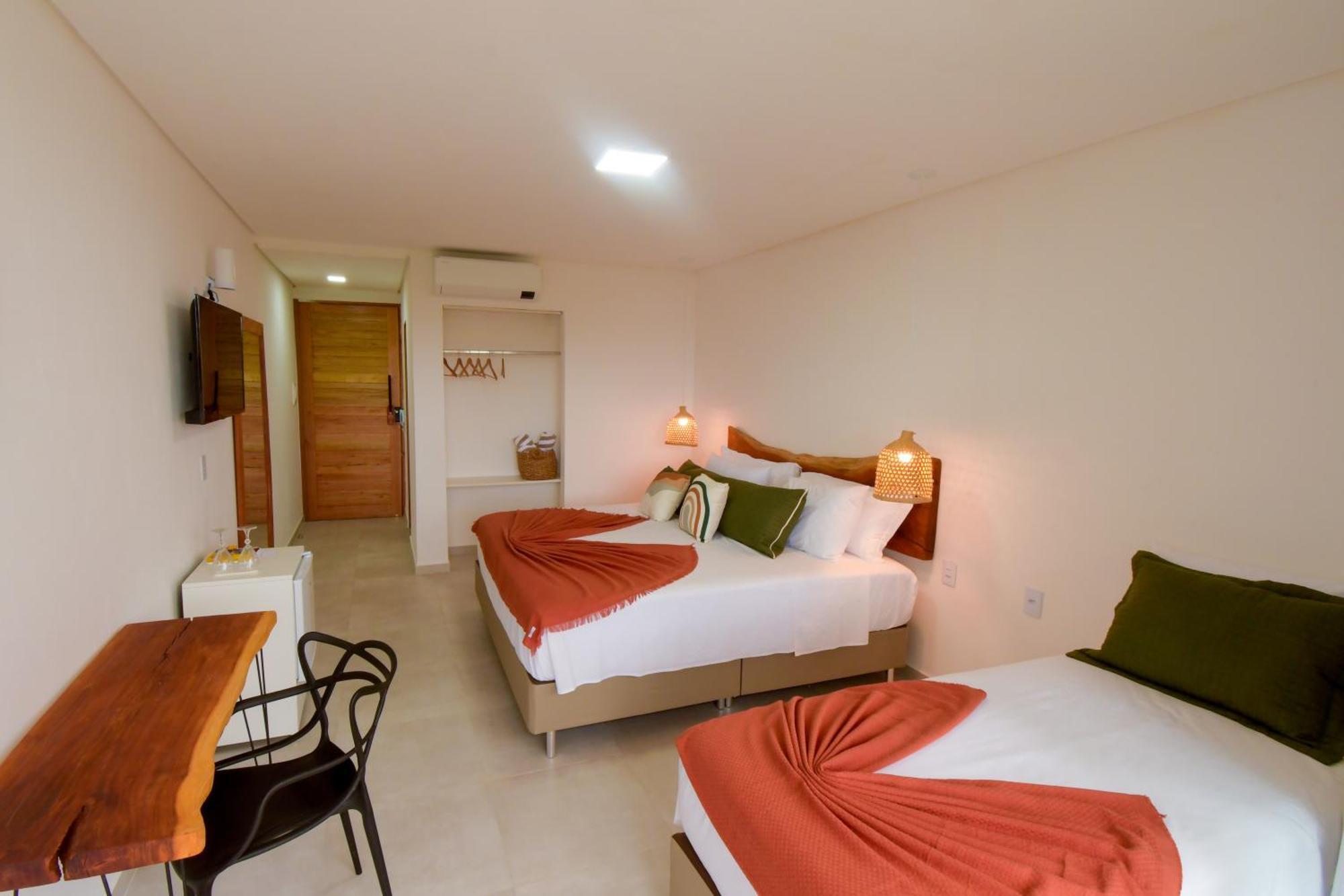 Quarto Triplo Deluxe com Vista do Mar