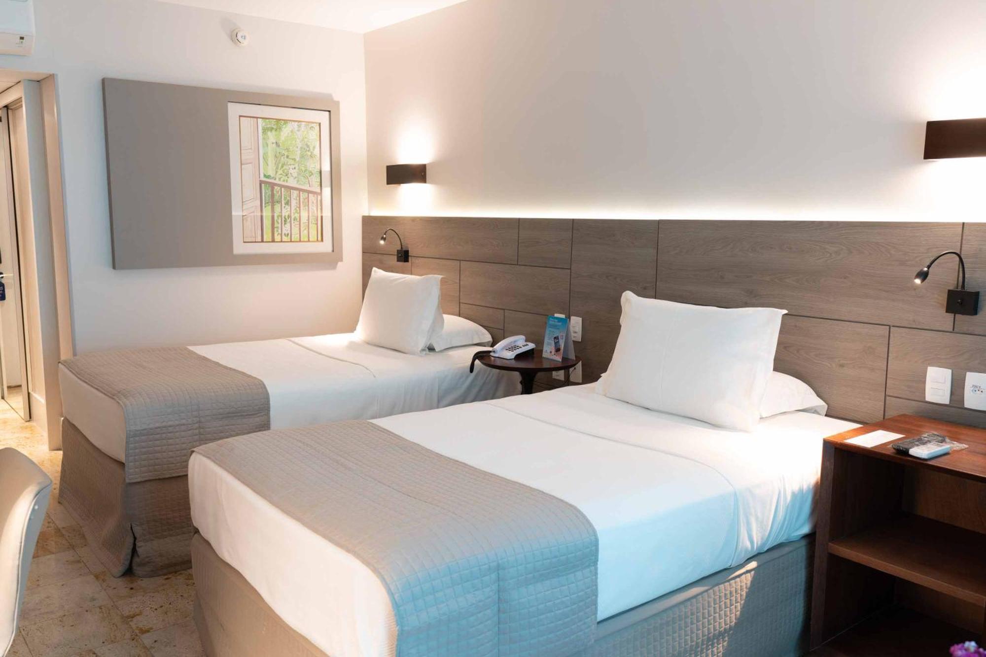 Classic two single beds
