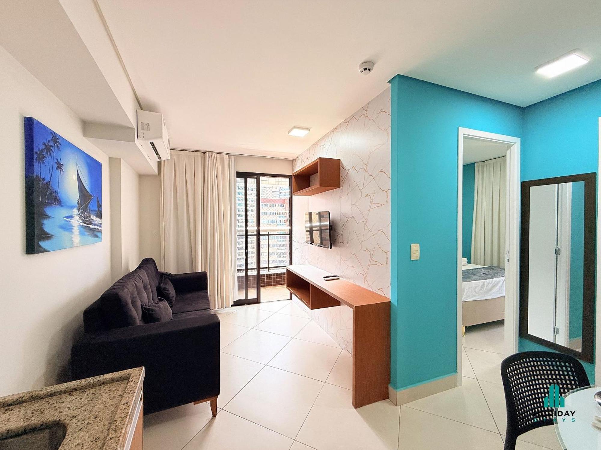 One-Bedroom Apartment Balcony Sea View