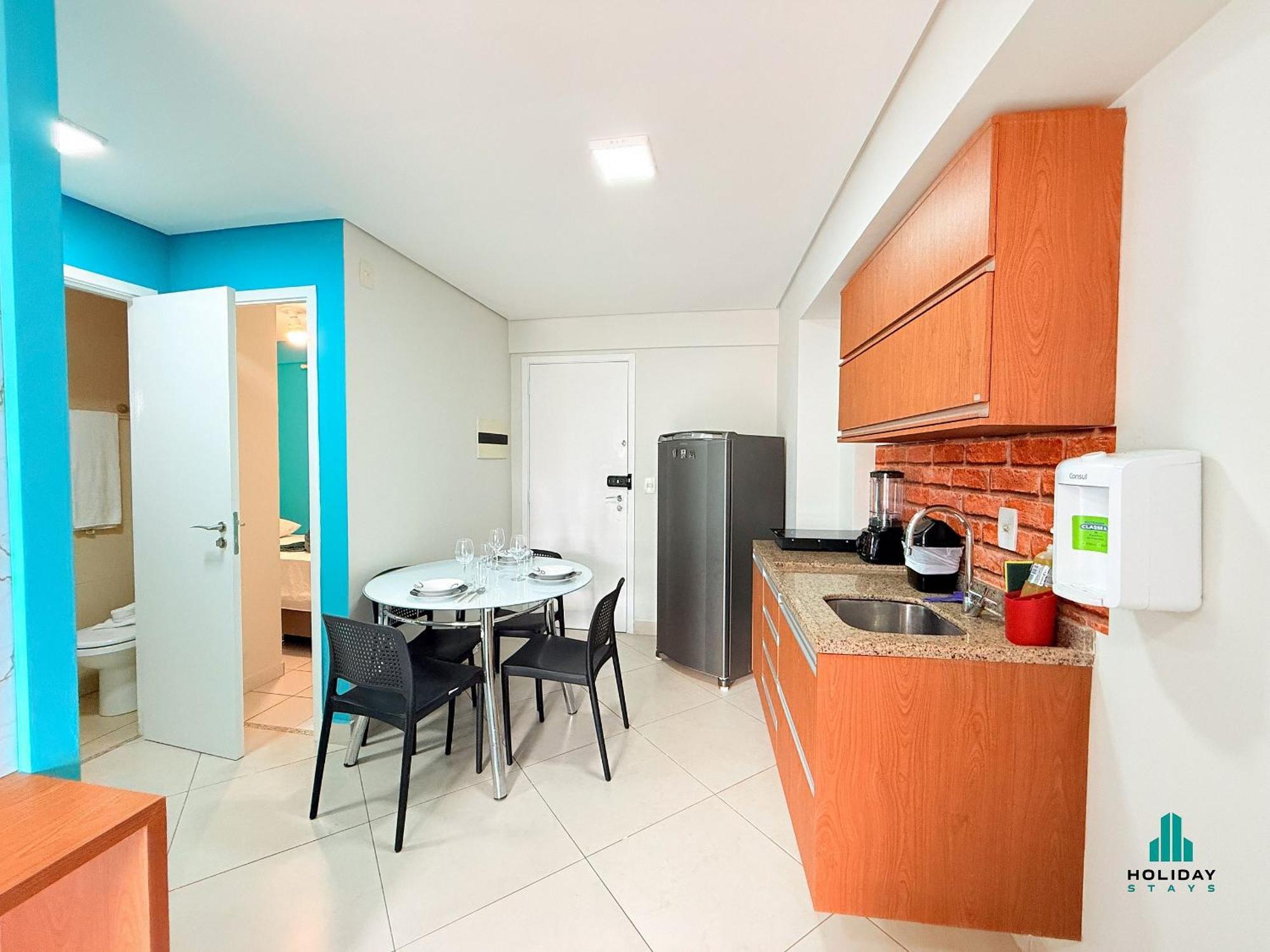 One-Bedroom Apartment Balcony Sea View