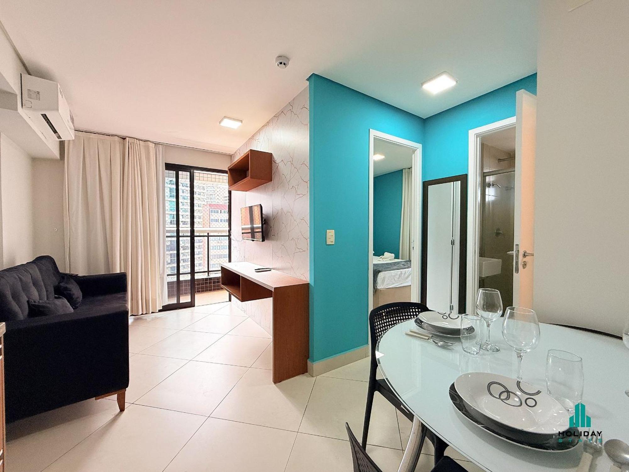 One-Bedroom Apartment Balcony Sea View