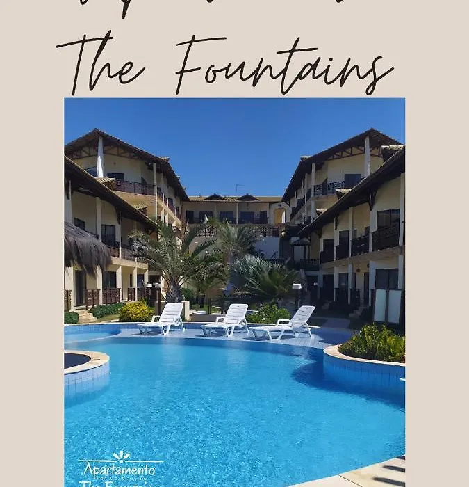 THE FOUNTAINS 110 - Apartamento em lindo condomínio pé na areia da Praia das Fontes em Beberibe - CE-1