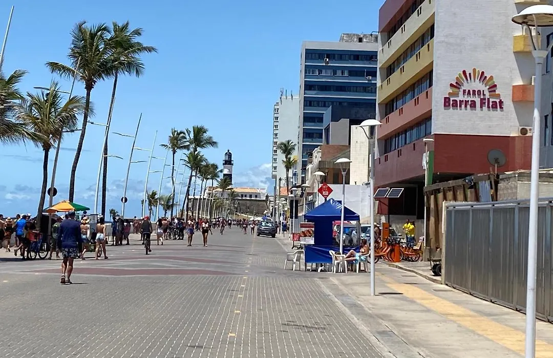 Apartamento Aconchegante Flat Beira Mar Praia Farol Da Barra-1