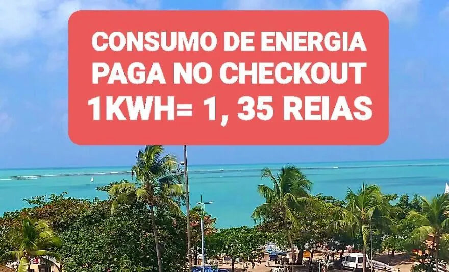 NA BEIRA MAR DE PAJUCARA - EDIFICIO NEO 2 - APARTAMENTO COM 02 QUARTOS - TEM VARANDA- VISTA LATERAL DO MAR - AVENIDA DOUTOR ANTONIO GOUVEIA 1081- CONSUMO ELETRICO É PAGO No CKECK-OUT 1KWH É 1,35 REIAS-1