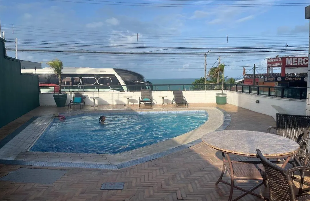 Suíte 1707 em Hotel em Ponta Negra - Vista para o mar-1