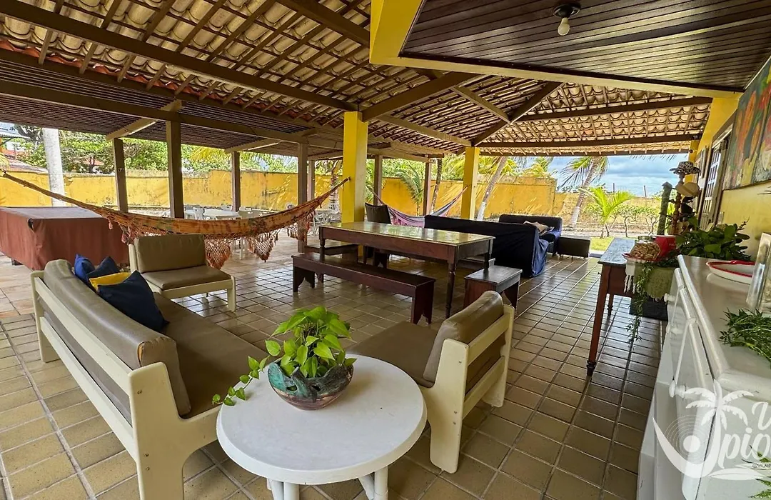 Casa A Beira Mar, Piscina E 4 Suites Na Praia De Ipioca-Maceio-Al - Vila Ipioca-1