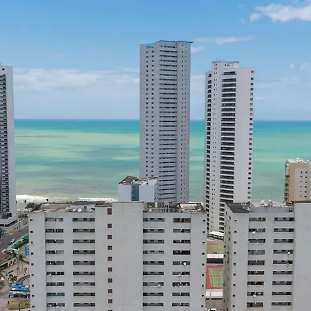 Maravilhoso Flat Na Praia De Boa Viagem 2 Pessoas Ideal Para Viagens De Turismo Ou De Negocio Rmd906-2