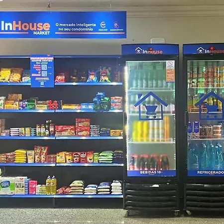 Flat Luxuoso Vista Mar Com Garagem I 250M Beira Mar Fortaleza I Cozinha Equipada, Maquina De Lavar Roupa, Adega E 2 Tv Smart Netflix I Hotel Com Piscina E Academia-2