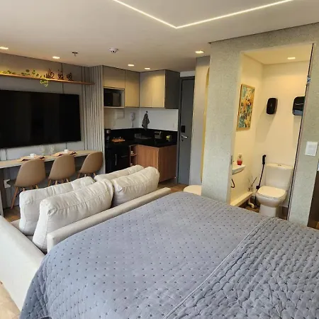 Flat 410 Luxo com Varanda e Vista Mar l Frente Mar Orla de Cabo Branco I Setai Edition-3