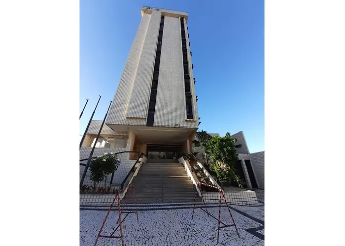 605 Flat Mobiliado Com Vista Lateral Mar Na Praia De Iracema Com Ventilador Fortaleza  che accetta animali