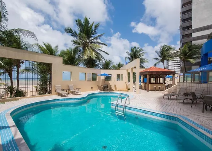 Pet friendly Flat De Alto Padrao Na Beira Mar De Piedade Condominio Caesar Tower Jaboatao dos Guararapes