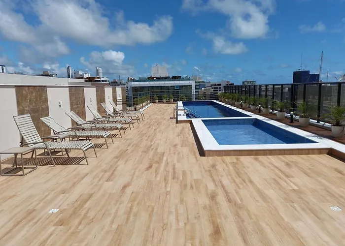 Flat A Uma Quadra Da Praia E Do Largo De Tambau, Principal Ponto Turistico Da Praia Do Cabo Branco! Joao Pessoa