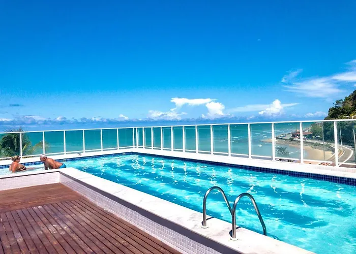 Blue Sunset Premium - Flat Beira Mar Para Ate 5 Pessoas - Cabo Branco - Piscina Rooftop João Pessoa
