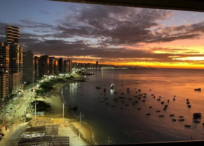 Flat Iate Plaza Na Beira Mar Com Vista Mar Appartamento Fortaleza 