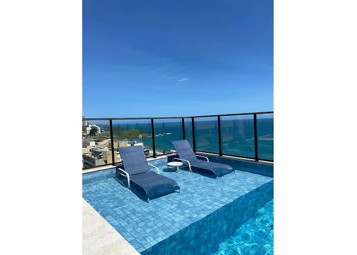 Haustierfreundliches Apartamento Novo Com Vista Mar No Smart Barra Ssa Salvador da Bahia