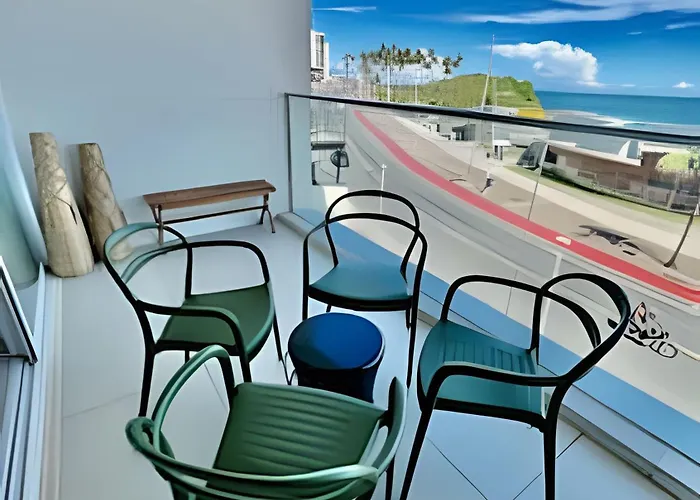 Pet friendly Unu 205 Barra: Frente/Vista Mar, Piscina, Wi-Fi E+ Apartment Salvador